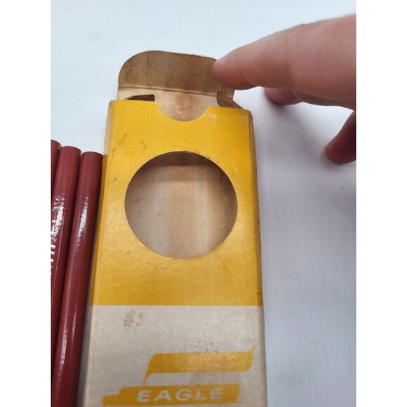 VTG EAGLE Chemi Sealed Draughting Pencils 314 USA Set of 12 Untipped Unsharpened - Picture 8 of 9